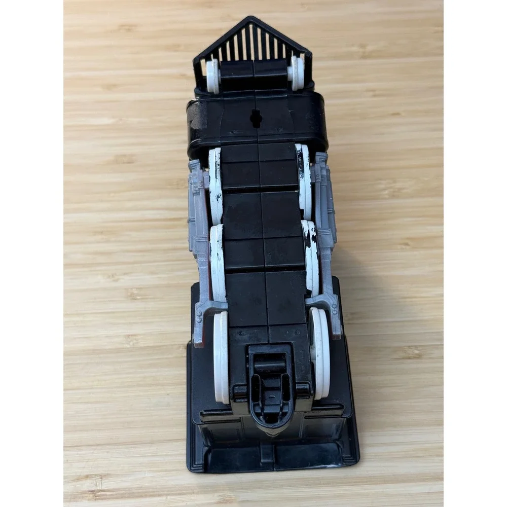 Disney Pixar Cars Muir Deluxe Train Engine Black Gold Steam Locomotive Toy